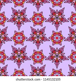 Abstract beautiful seamless pattern. Nice ornament vector graphic illustration