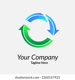 Abstract beautiful shape circle simple logo design idea illustration concept of beautiful butterfly formed from combination for business