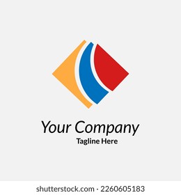 Abstract beautiful shape circle simple logo design idea illustration concept of beautiful butterfly formed from combination for business