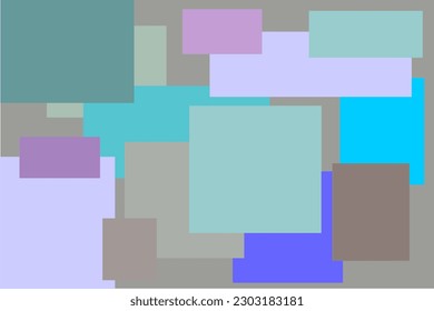 Abstract beautiful square multicolored background