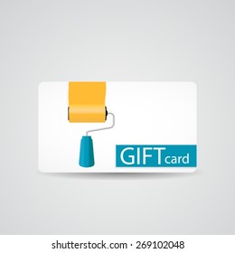Abstract Beautiful Tools Gift Card Design, Vector Illustration.