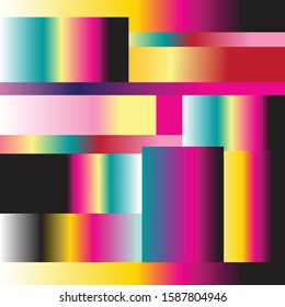 Abstract beautiful vector background of geometric different objects. Template for design of business card, postcard, poster or web page.