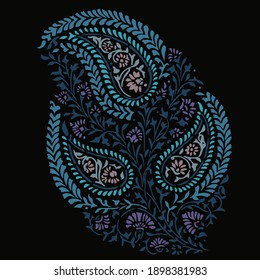 Abstract beautiful vector paisley elements