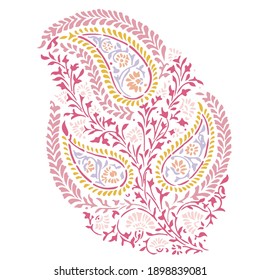 Abstract beautiful vector paisley elements