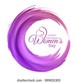 Abstract beautiful Women's day background