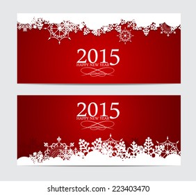 Abstract Beauty 2015 New Year Background. Vector Illustration 
