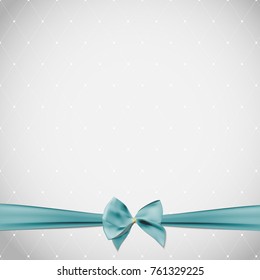 Abstract Beauty Background with Bow and Ribbon. Vector Illustration EPS10