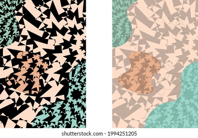 abstract beauty background with rosebud pattern