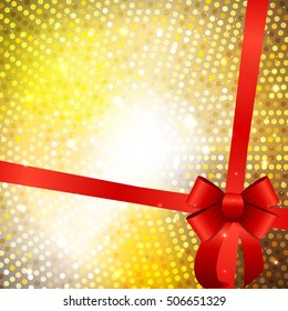 Abstract Beauty Christmas and 2017 New Year Background. Vector Illustration. EPS10