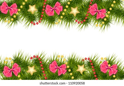 Abstract beauty Christmas and New Year background. Vector illustration