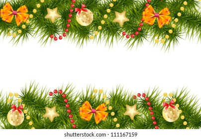 Abstract beauty Christmas and New Year background. Vector illustration