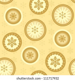 Abstract beauty Christmas and New Year seamless pattern background. Vector illustration