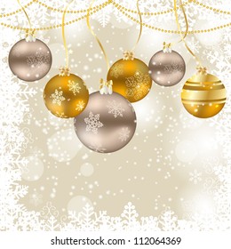 Abstract beauty Christmas and New Year background.