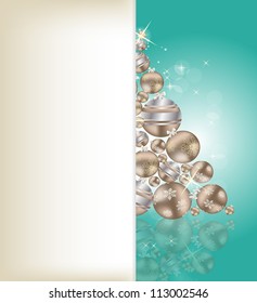 Abstract beauty Christmas and New Year background.