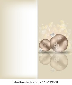 Abstract beauty Christmas and New Year background.