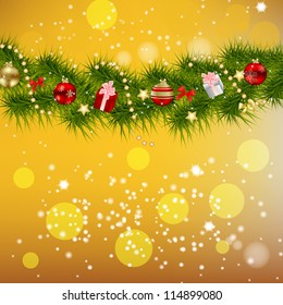 Abstract beauty Christmas and New Year background.