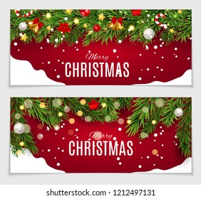 Abstract Beauty Christmas and New Year Card Vector Illustration. EPS10