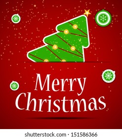 Abstract beauty Christmas and New Year background. vector illustration