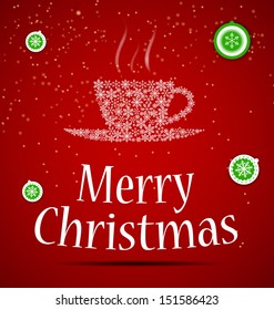 Abstract beauty Christmas and New Year background. vector illustration