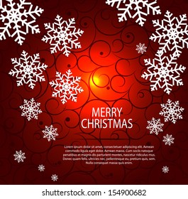Abstract beauty Christmas and New Year background. vector illustration