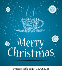 Abstract beauty Christmas and New Year background. vector illustration