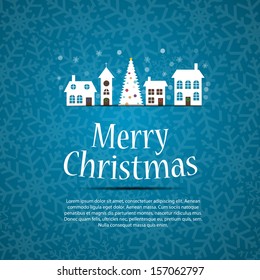 Abstract beauty Christmas and New Year background. vector illustration