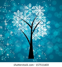 Abstract beauty Christmas and New Year background. vector illustration