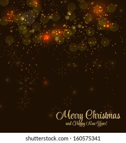 Abstract beauty Christmas and New Year background. vector illustration
