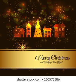 Abstract beauty Christmas and New Year background. vector illustration