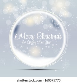 Abstract beauty Christmas and New Year background. vector illustration