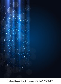Abstract Beauty Christmas and New Year Background. Vector Illustration. EPS10 