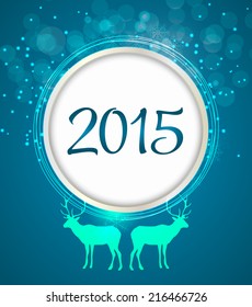 Abstract Beauty Christmas and New Year Background. Vector Illustration. EPS10 