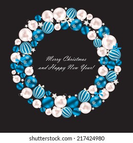 Abstract Beauty Christmas and New Year Background. Vector Illustration. EPS10 