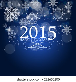 Abstract Beauty Christmas and New Year Background. Vector Illustration. EPS10 