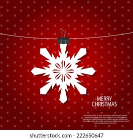 Abstract Beauty Christmas and New Year Background. Vector Illustration. EPS10 