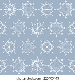 Abstract Beauty Christmas and New Year Seamless Background. Vector Illustration. EPS10 