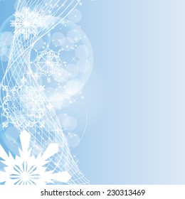Abstract Beauty Christmas and New Year Background. Vector Illustration. EPS10 