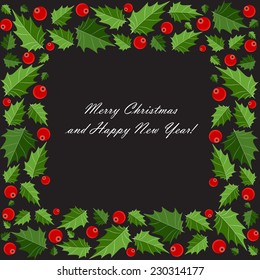 Abstract Beauty Christmas and New Year Background. Vector Illustration 