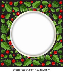 Abstract Beauty Christmas and New Year Background. Vector Illustration. EPS10 