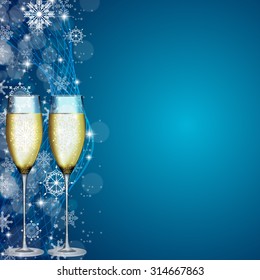 Abstract Beauty Christmas and New Year Background. Vector Illustration. EPS10