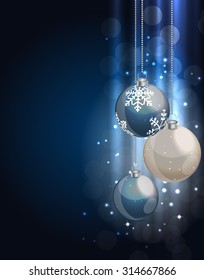 Abstract beauty Christmas and New Year background. Vector Illustration EPS10