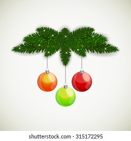 Abstract beauty Christmas and New Year background. Vector Illustration EPS10