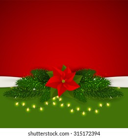 Abstract Beauty Christmas and New Year Background. Vector Illustration. EPS10