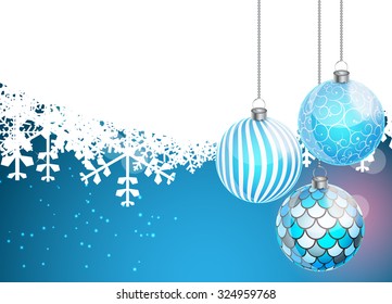 Abstract Beauty Christmas and New Year Background. Vector Illustration. EPS10