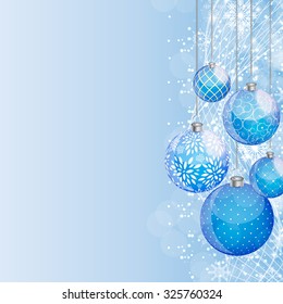 Abstract Beauty Christmas and New Year Background. Vector Illustration. EPS10