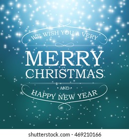 Abstract Beauty Christmas and New Year Background. Vector Illustration. EPS10
