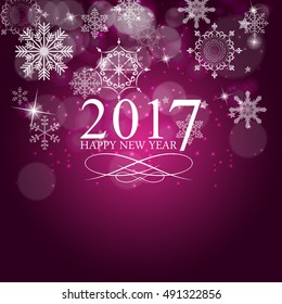 Abstract Beauty Christmas and New Year Background. Vector Illustration. EPS10