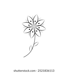 abstract beauty flower vector icon background illustration  logo design.
