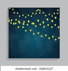 Abstract Beauty Glowing Light Background. Vector Illustration. EPS10