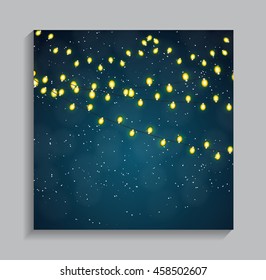 Abstract Beauty Glowing Light Background. Vector Illustration. EPS10